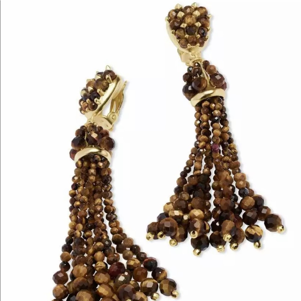 Kendra Scott Cecily Tigers Eye Earrings